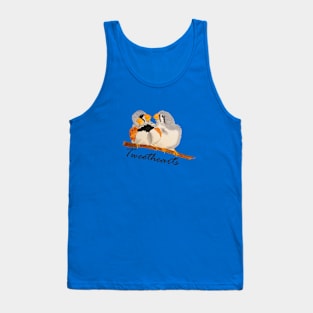 Tweethearts Zebra Finch Tank Top